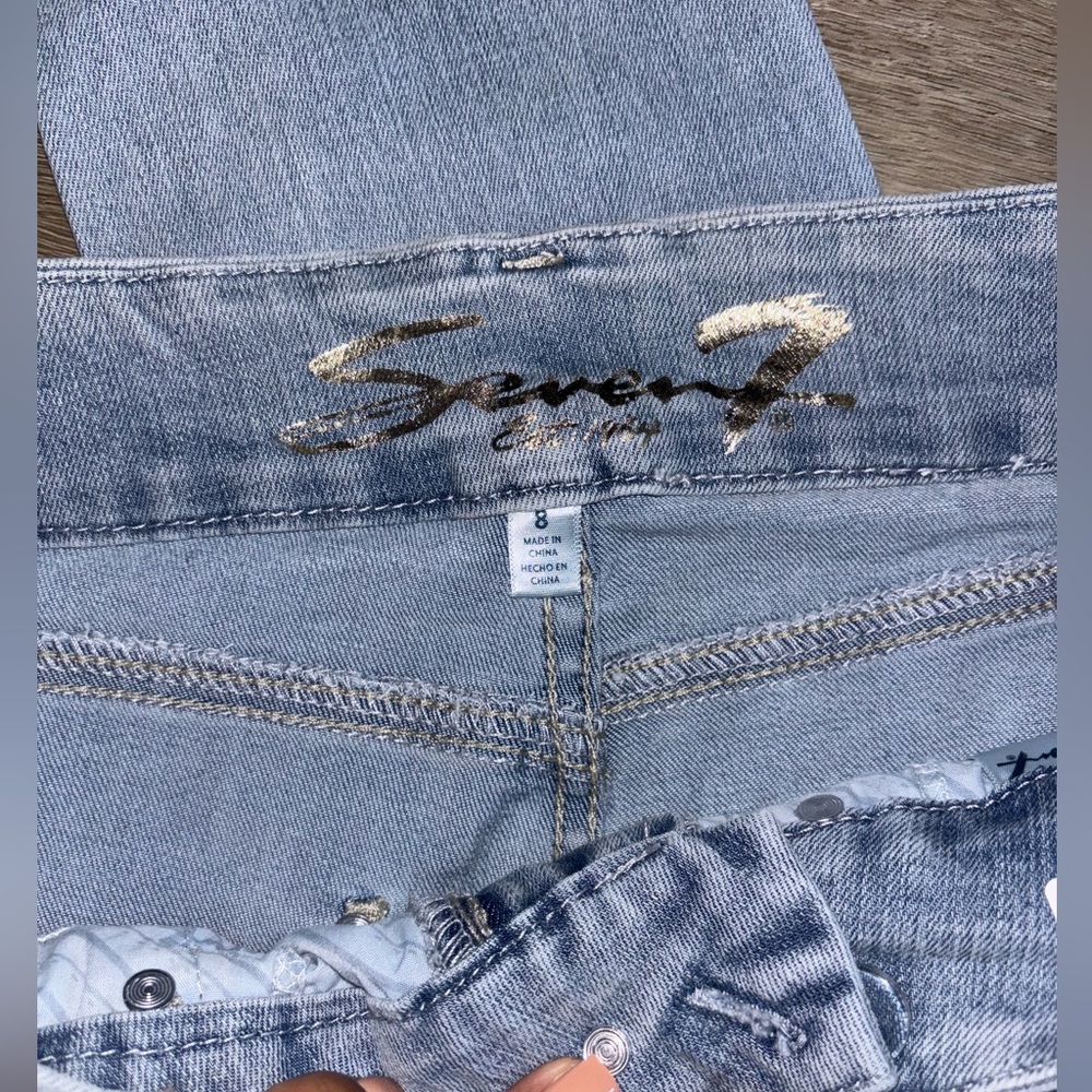 Seven7 Light Blue Skinny Jeans - Picture 2 of 4